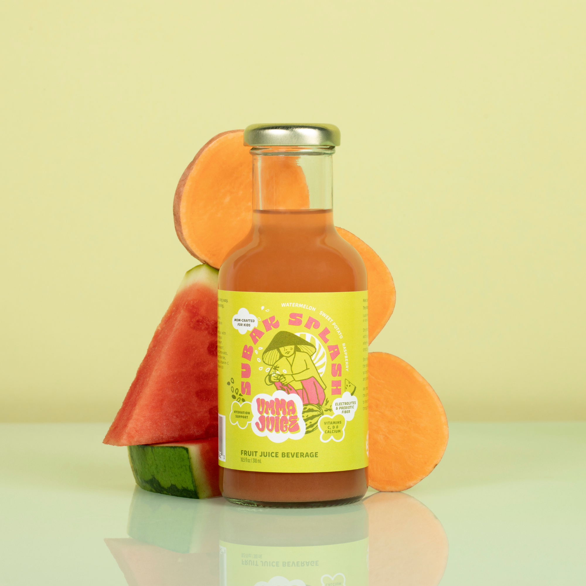 Subak Splash Watermelon Juice with Electrolytes + Magnesium — Hydration Support (12-Pack)