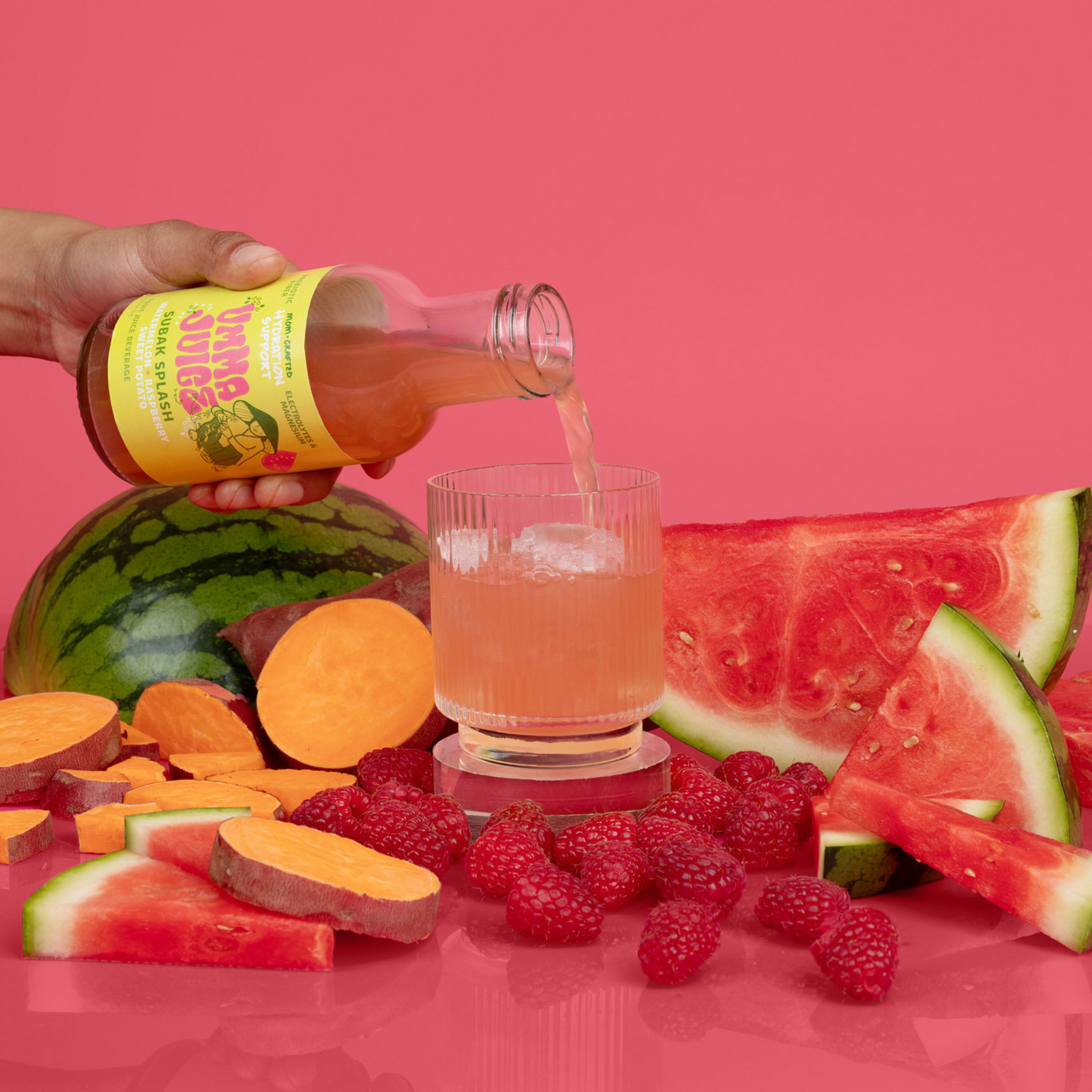 Subak Splash Watermelon Juice with Electrolytes + Magnesium (12-Pack)